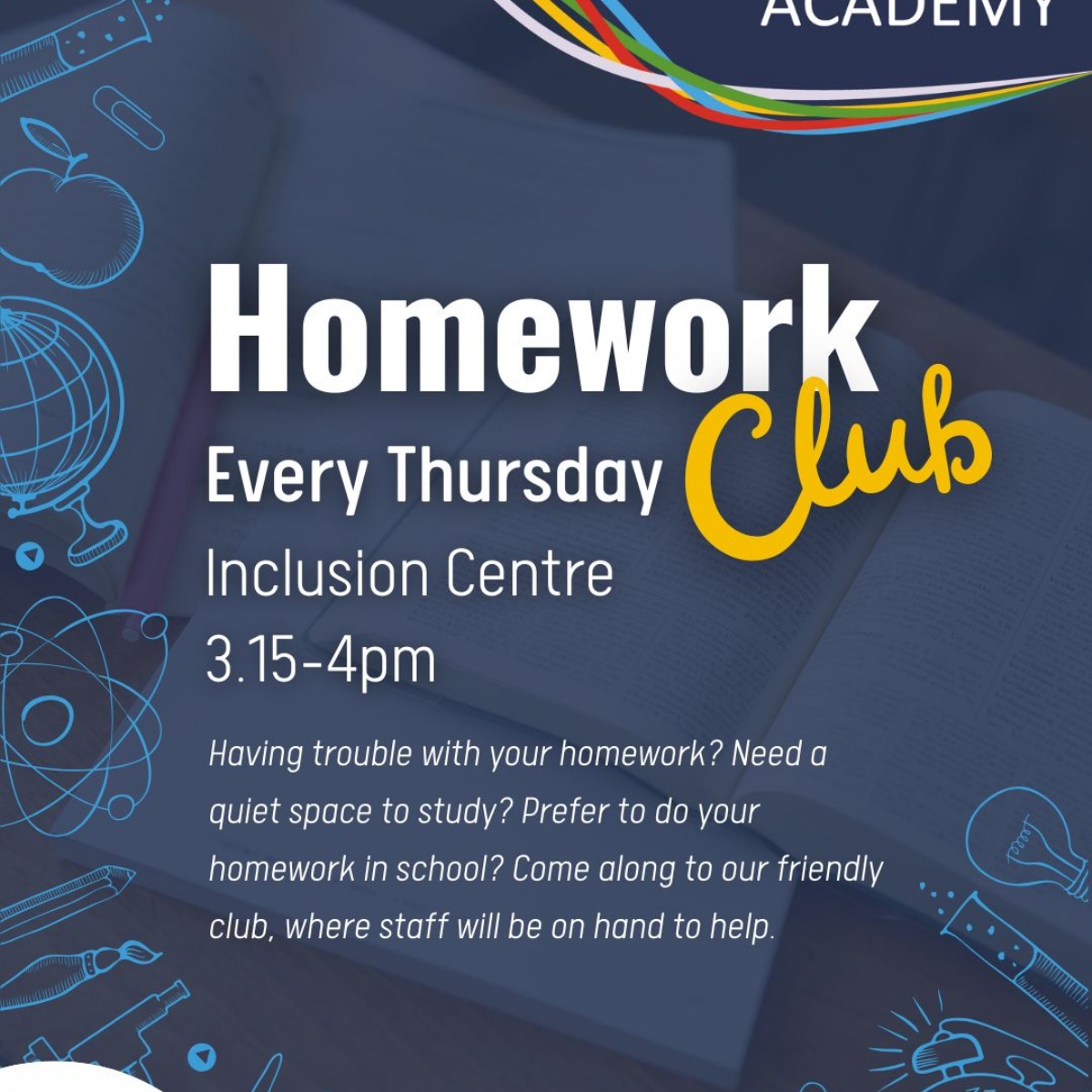 Ken Stimpson Academy - Join our Homework Club!