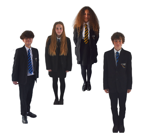 Photo of students wearing the school uniform