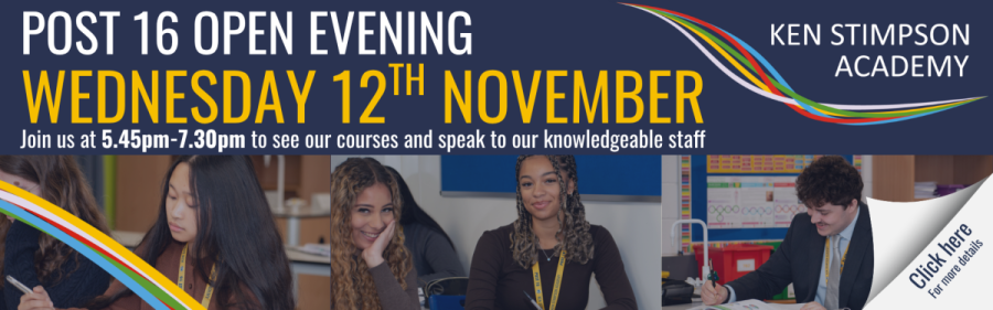 Post 16 Open Evening 2025 - Wednesday 12th November